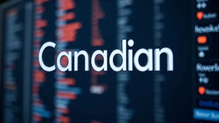 The image shows a laptop displaying Canadian web hosting options, perfect for Best Canadian Web Hosting Reviews.